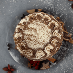 Tarta de nata y trufa